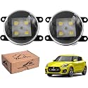 WolkomHome Car Fog Light With HIGH POWER 4 LED Car Light Accessories for New Swift 2018 to 2022