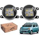 WolkomHome Car Fog Light With HIGH POWER 4 LED Car Light Accessories for WagonR 2006-2009