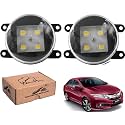 WolkomHome Car Fog Light With HIGH POWER 4 LED Car Light Accessories for City Idtec