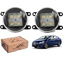 WolkomHome Car Fog Light With HIGH POWER 4 LED Car Light Accessories for Ciaz 2018