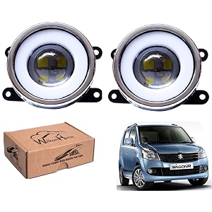 wolkomhome car fog light with projector 3x1 led drl car light accessories for wagonr 2010