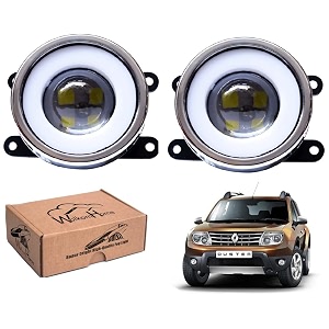 wolkomhome car fog light with projector 3x1 led drl car light accessories for duster old