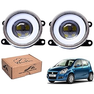 wolkomhome car fog light with projector 3x1 led drl car light accessories for ritz type-1