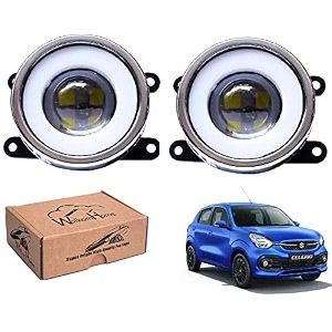 wolkomhome car fog light with projector 3x1 led drl car light accessories for celerio 2021