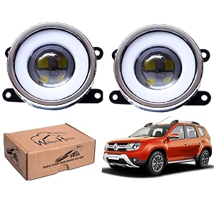 wolkomhome car fog light with projector 3x1 led drl car light accessories for duster