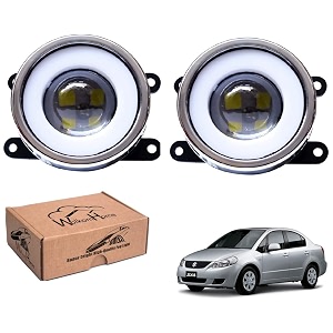 wolkomhome car fog light with projector 3x1 led drl car light accessories for sx4