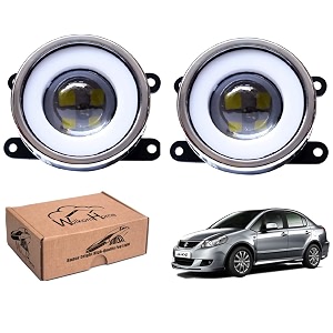 wolkomhome car fog light with projector 3x1 led drl car light accessories for sx4 new