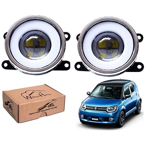 wolkomhome car fog light with projector 3x1 led drl car light accessories for ignis