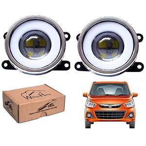 wolkomhome car fog light with projector 3x1 led drl car light accessories for alto k10 new