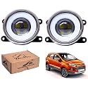 WolkomHome Car Fog Light With PROJECTOR 3X1 LED DRL Car Light Accessories for Ecosport New