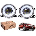 WolkomHome Car Fog Light With PROJECTOR 3X1 LED DRL Car Light Accessories for BRV