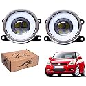 WolkomHome Car Fog Light With PROJECTOR 3X1 LED DRL Car Light Accessories for Swift Type-2