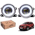 WolkomHome Car Fog Light With PROJECTOR 3X1 LED DRL Car Light Accessories for KWID Climber