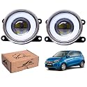 WolkomHome Car Fog Light With PROJECTOR 3X1 LED DRL Car Light Accessories for Celerio 2019