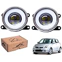 WolkomHome Car Fog Light With PROJECTOR 3X1 LED DRL Car Light Accessories for Swift Type-1