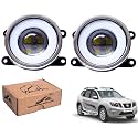 WolkomHome Car Fog Light With PROJECTOR 3X1 LED DRL Car Light Accessories for Terrano