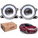 WolkomHome Car Fog Light With PROJECTOR 3X1 LED DRL Car Light Accessories for City Idtec