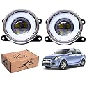 WolkomHome Car Fog Light With PROJECTOR 3X1 LED DRL Car Light Accessories for Dzire 2015