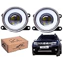 WolkomHome Car Fog Light With PROJECTOR 3X1 LED DRL Car Light Accessories for Duster T2