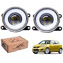 WolkomHome Car Fog Light With PROJECTOR 3X1 LED DRL Car Light Accessories for Swift Type-4