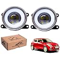WolkomHome Car Fog Light With PROJECTOR 3X1 LED DRL Car Light Accessories for Swift Type-3