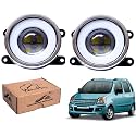 WolkomHome Car Fog Light With PROJECTOR 3X1 LED DRL Car Light Accessories for WagonR 2006-2009