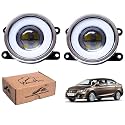 WolkomHome Car Fog Light With PROJECTOR 3X1 LED DRL Car Light Accessories for Ciaz