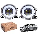 WolkomHome Car Fog Light With PROJECTOR 3X1 LED DRL Car Light Accessories for Sx4 New