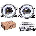 WolkomHome Car Fog Light With PROJECTOR 3X1 LED DRL Car Light Accessories for Logan