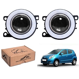 wolkomhome car fog light with projector angle drl car light accessories for a star