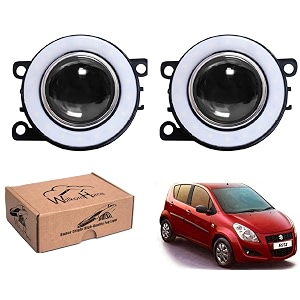 wolkomhome car fog light with projector angle drl car light accessories for ritz type-2