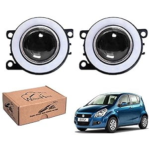 wolkomhome car fog light with projector angle drl car light accessories for ritz type-1