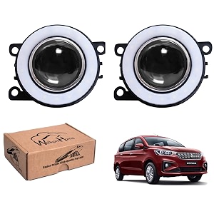 wolkomhome car fog light with projector angle drl car light accessories for ertiga type 2