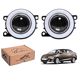 wolkomhome car fog light with projector angle drl car light accessories for ciaz