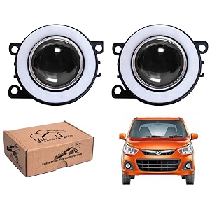 wolkomhome car fog light with projector angle drl car light accessories for alto k10 new