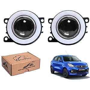 wolkomhome car fog light with projector angle drl car light accessories for celerio 2021
