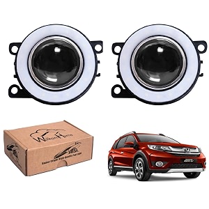 wolkomhome car fog light with projector angle drl car light accessories for brv