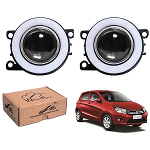 wolkomhome car fog light with projector angle drl car light accessories for celerio