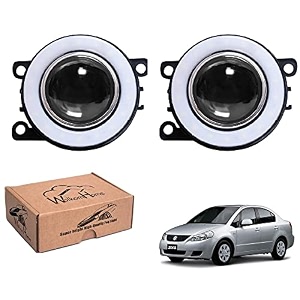 wolkomhome car fog light with projector angle drl car light accessories for sx4