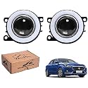 WolkomHome Car Fog Light With PROJECTOR ANGLE DRL Car Light Accessories for Swift Dzire Type-2 | LED