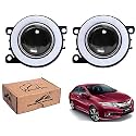 WolkomHome Car Fog Light With PROJECTOR ANGLE DRL Car Light Accessories for City Idtec