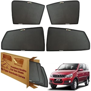 wolkomhome car window sun shade protector curtains set of 4 pc for xylo