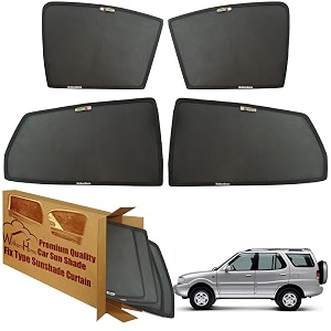 wolkomhome car window sun shade protector curtains set of 4 pc for safari old