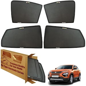 wolkomhome car window sun shade protector curtains set of 4 pc for harrier