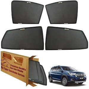 wolkomhome car window sun shade protector curtains set of 4 pc for xl6