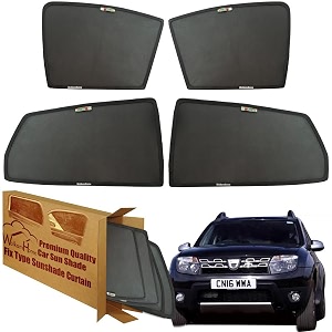 wolkomhome car window sun shade protector curtains set of 4 pc for duster old