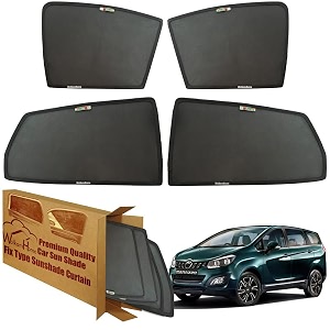 wolkomhome car window sun shade protector curtains set of 4 pc for marazzo