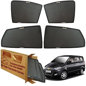 wolkomhome car window sun shade protector curtains set of 4 pc for enjoy