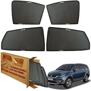 wolkomhome car window sun shade protector curtains set of 4 pc for hexa