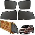 WolkomHome Car Window Sun Shade Protector Curtains Set of 4 pc for Zen Estilo Type-2